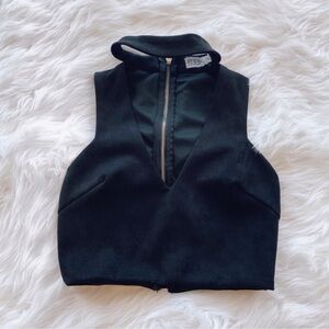 LF Suede Choker Top